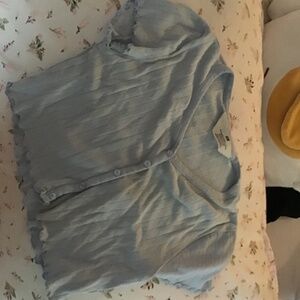 H&M blue crop top size 12-14  - kids crop top